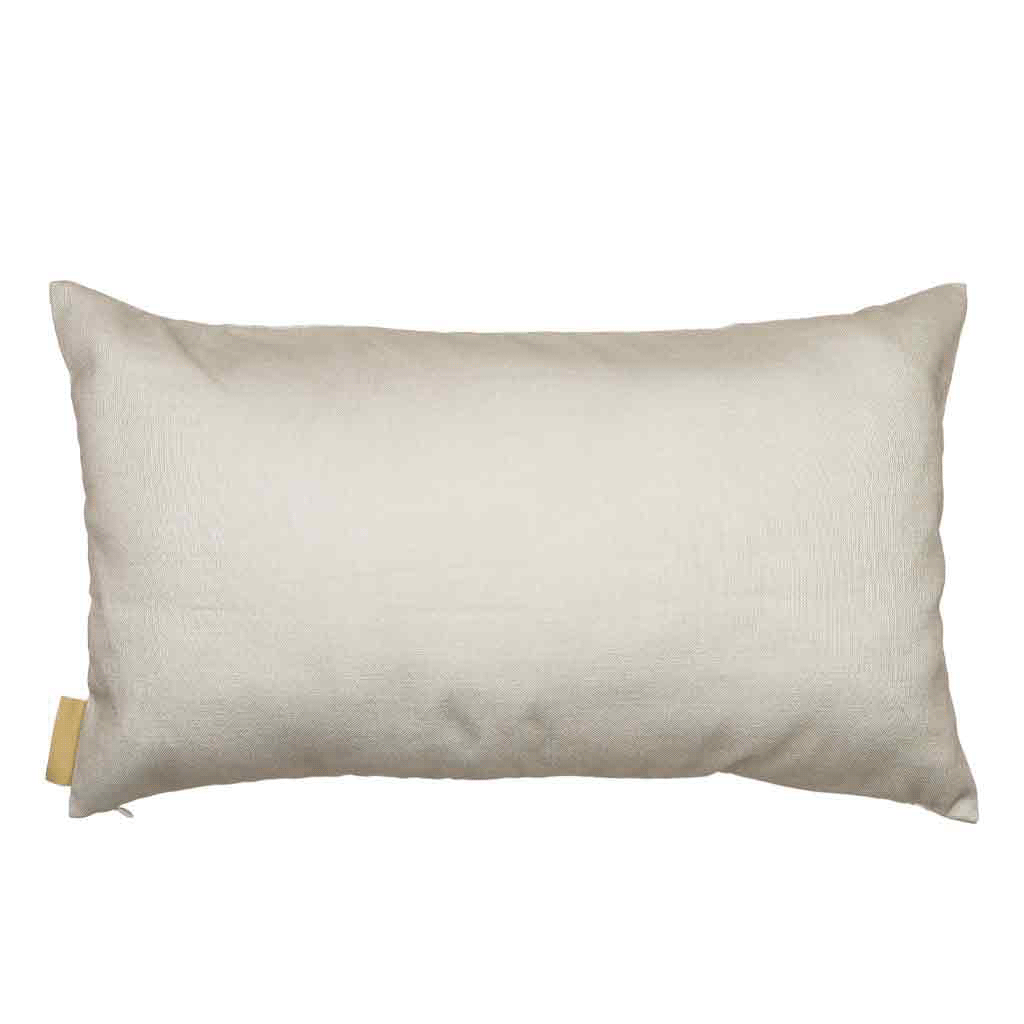 Ivory and Taupe Nahenahe Lumbar Pillowcase
