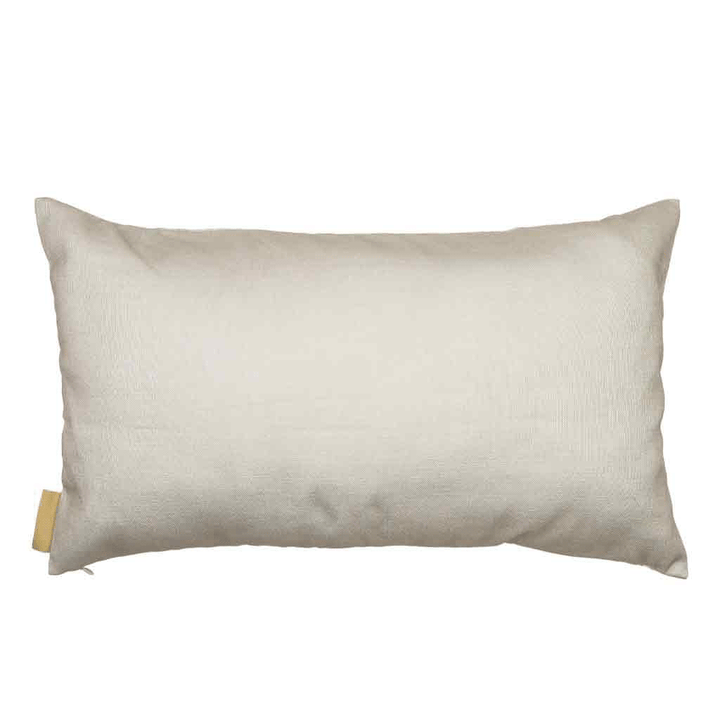 Ivory and Taupe Nahenahe Lumbar Pillowcase