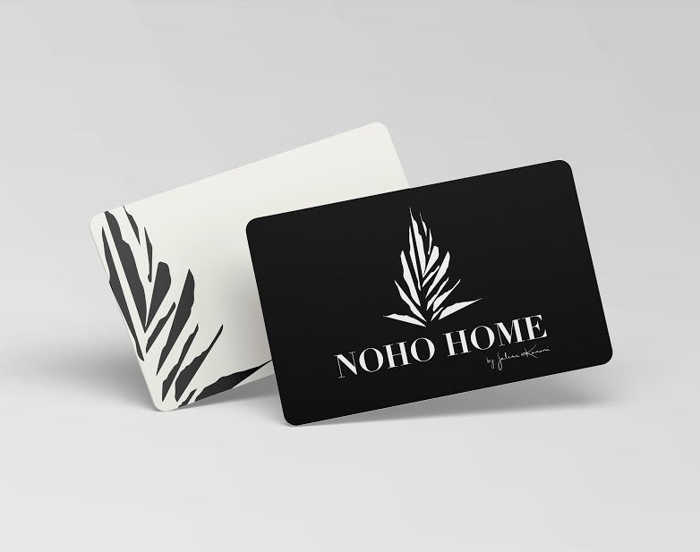Noho Home Gift Card Front and Back View
