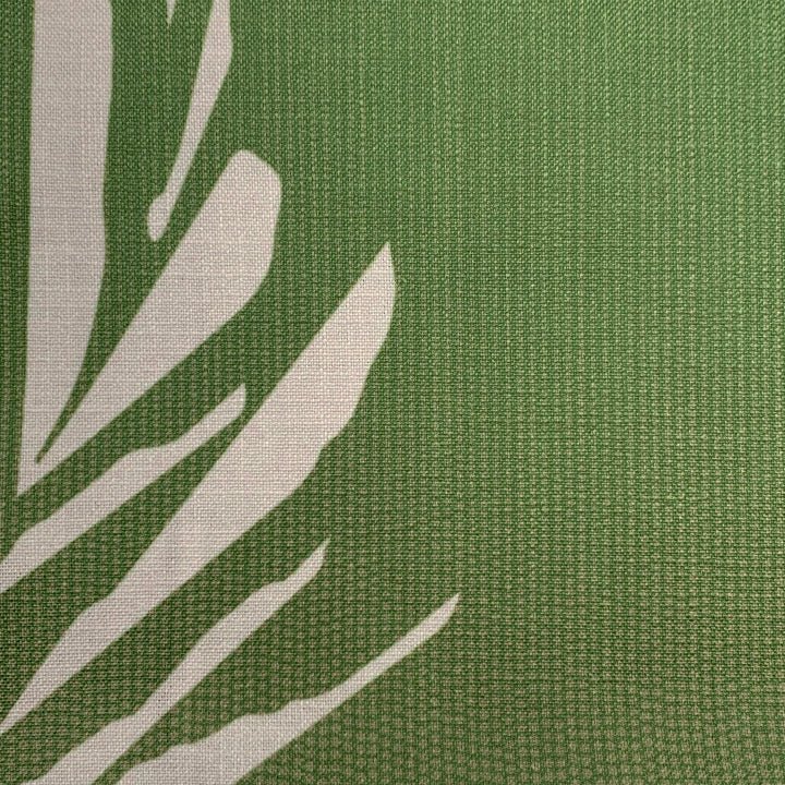 Close-up of Green & Ivory Kanu Lumbar Pillowcase