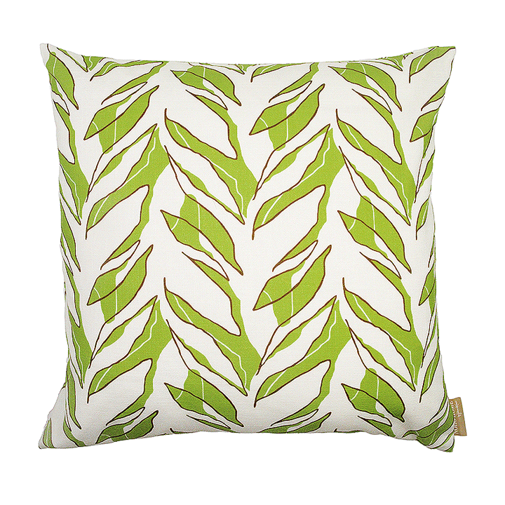 Moss and Ivory Kī Square Pillowcase Front Side On a White Background