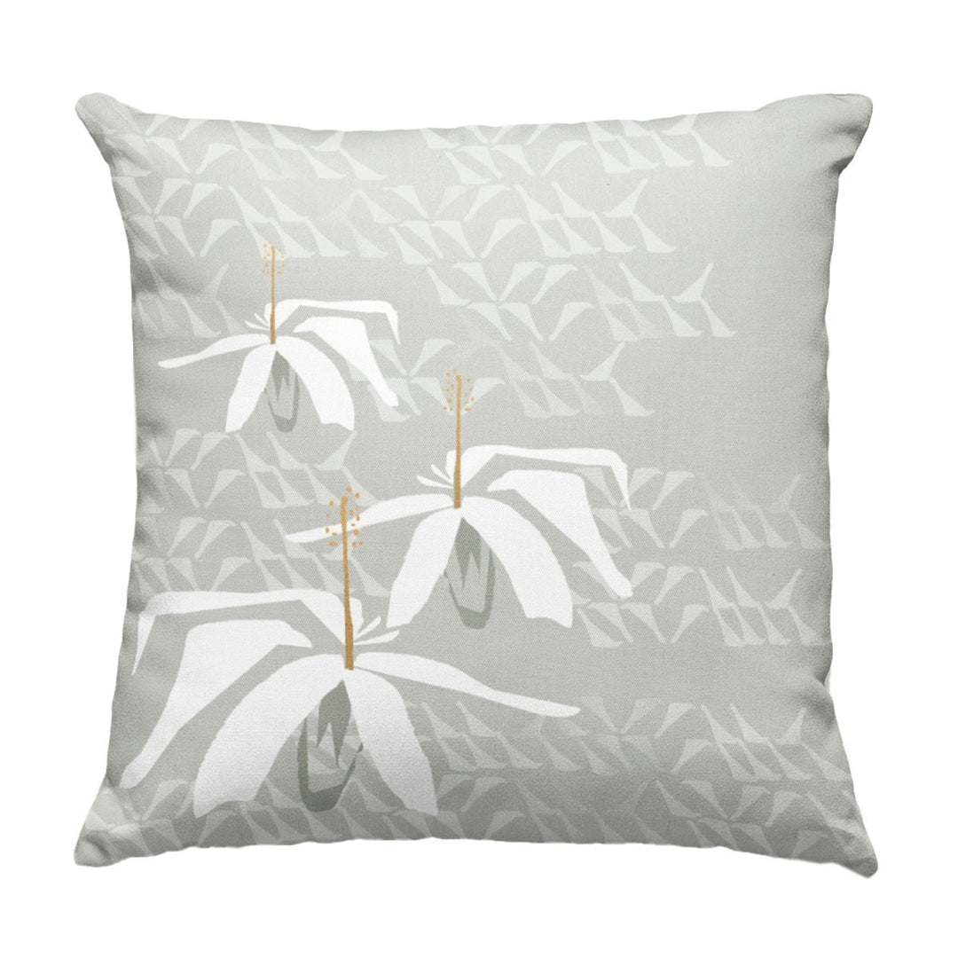 Silverwood Kokiʻo Keʻokeʻo Square Pillowcase On a White Background