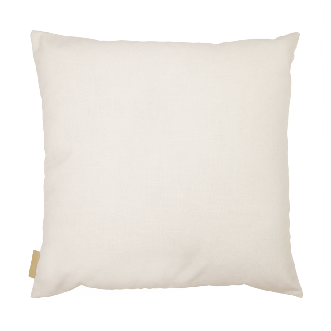 Back Side White Of the Light Blue Kui Square Pillowcase
