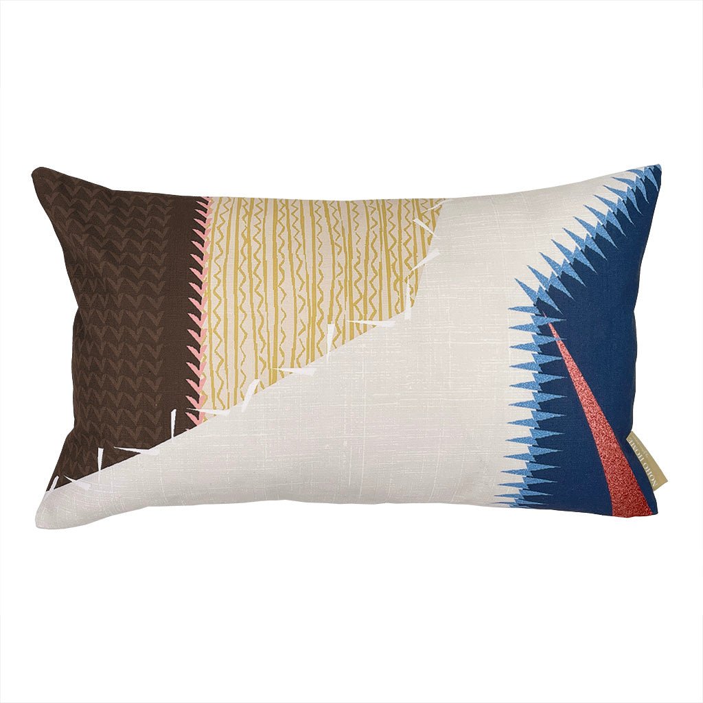 Multicolor Kuiki Lumbar Pillowcase