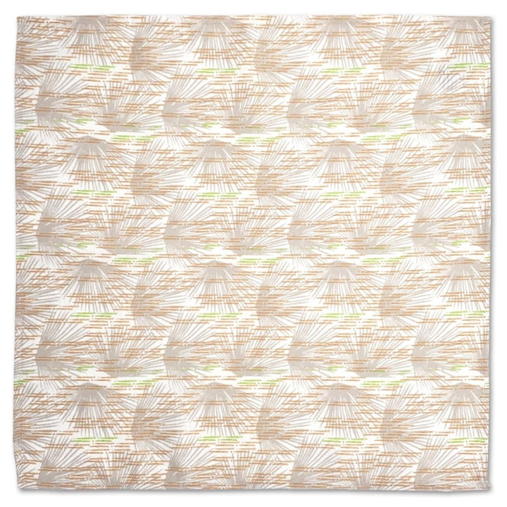 Ivory and Orange Loulu Dining Napkin Set 