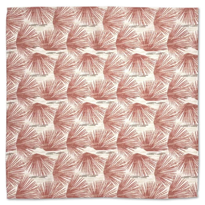 Ivory and Red Loulu Dining Napkin Set
