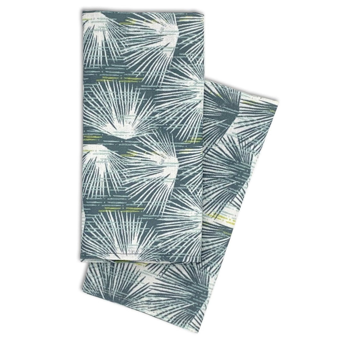 Ivory and Blue Loulu Dining Napkin Set 