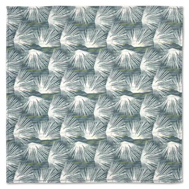 Ivory and Blue Loulu Dining Napkin Set 