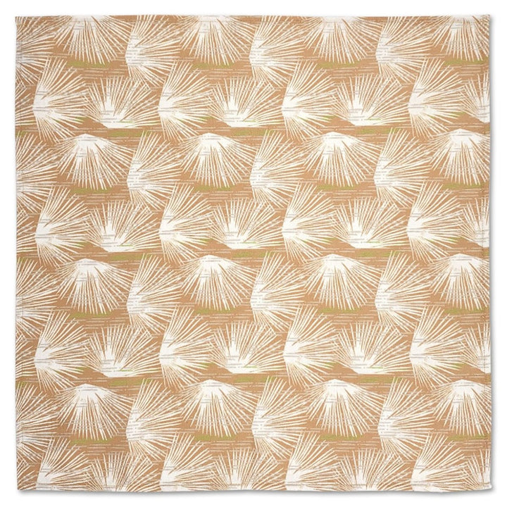 Ivory and Orange Loulu Dining Napkin Set 