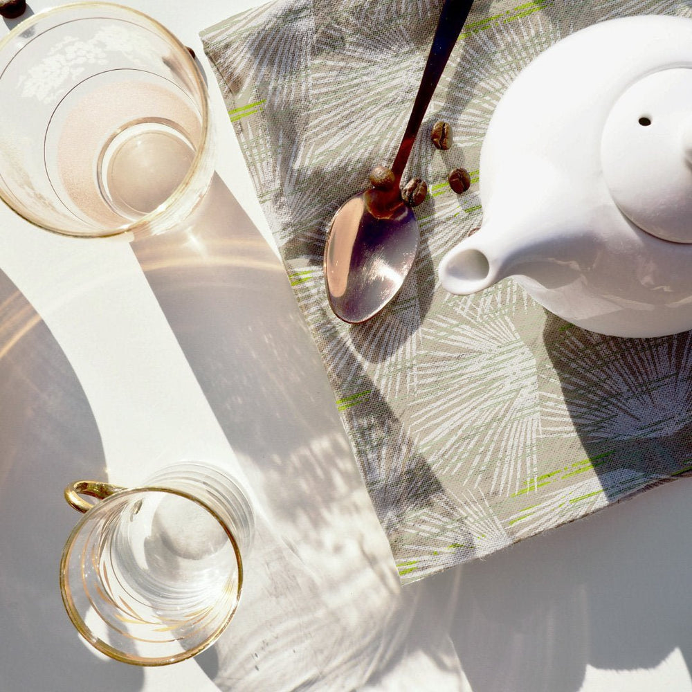 Ivory and Beige Loulu Dining Napkin Set 