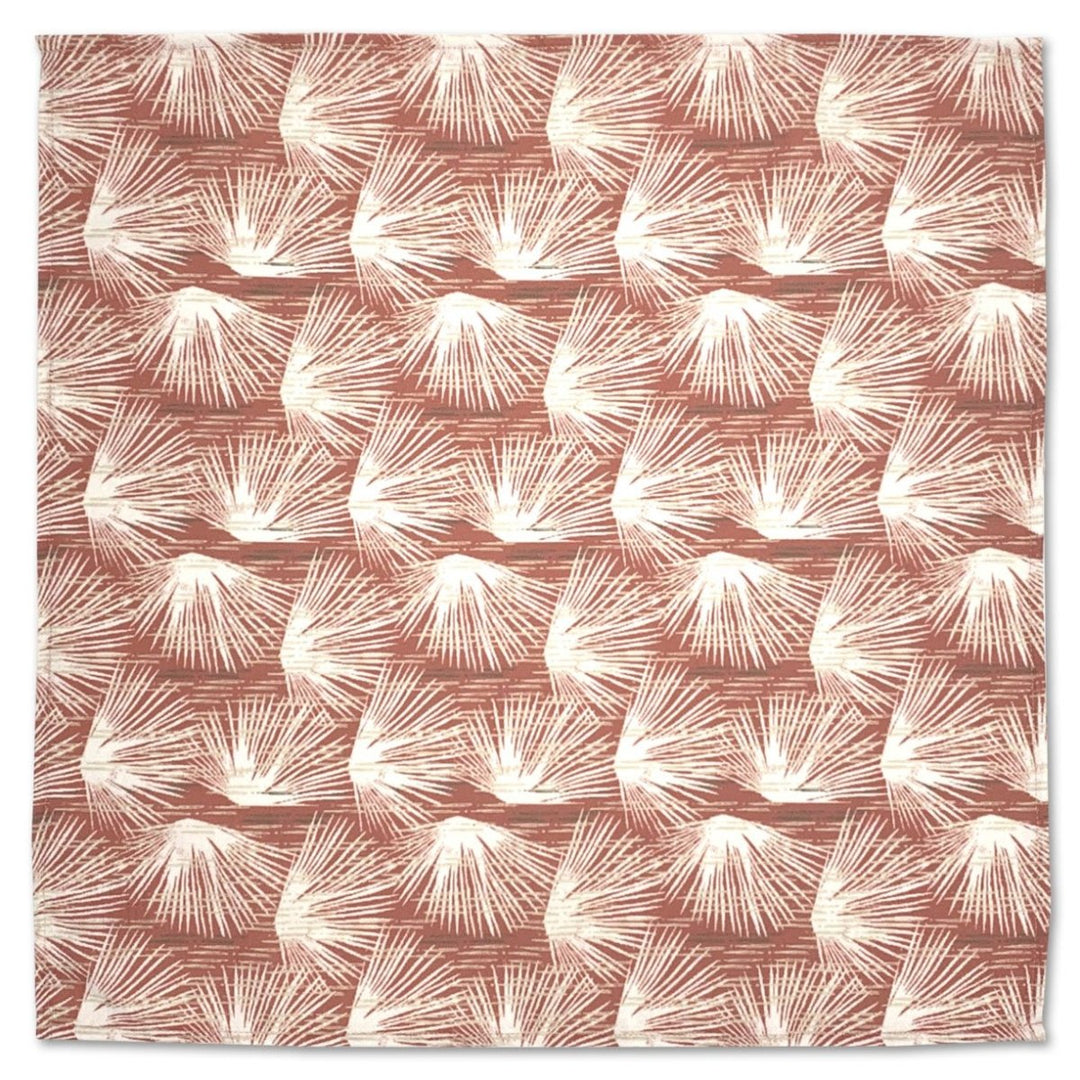 Ivory and Red Loulu Dining Napkin Set