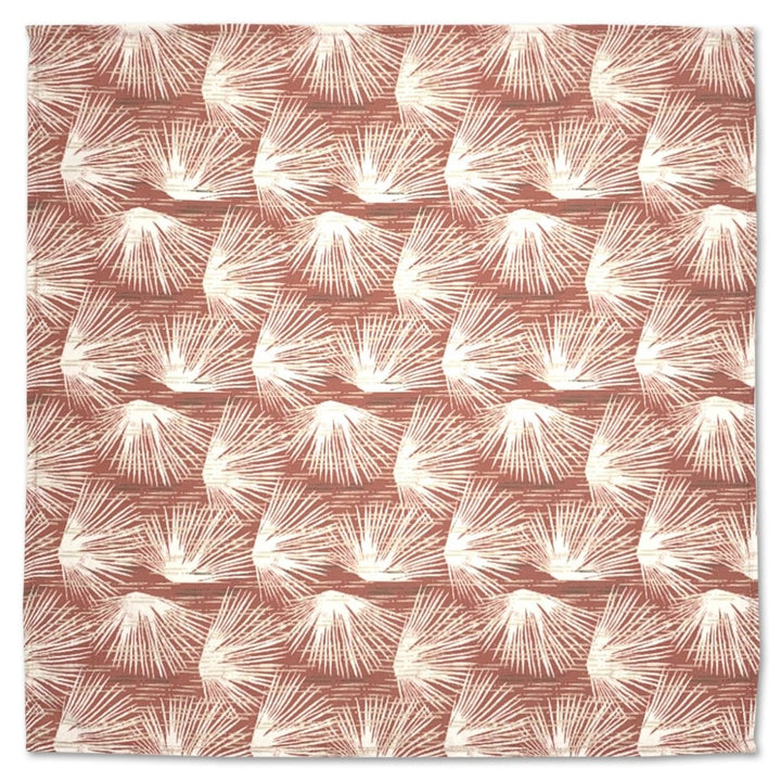 Ivory and Red Loulu Dining Napkin Set