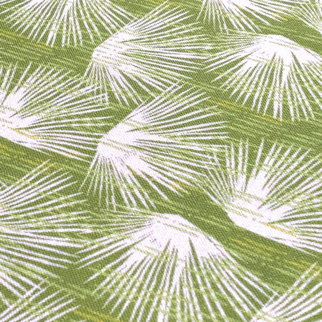 Ivory and Green Loulu Dining Napkin Set 