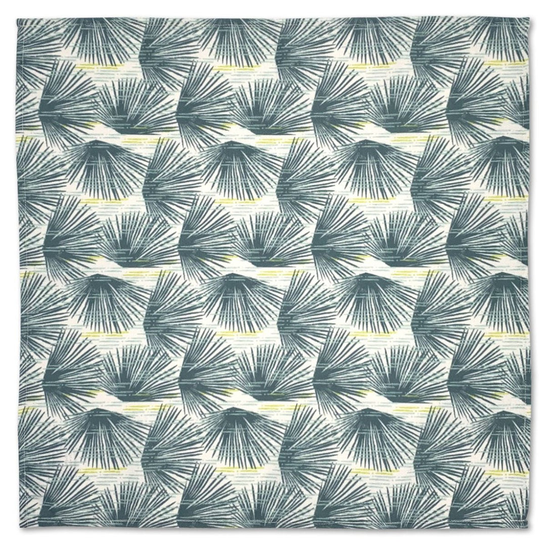Ivory and Blue Loulu Dining Napkin Set 