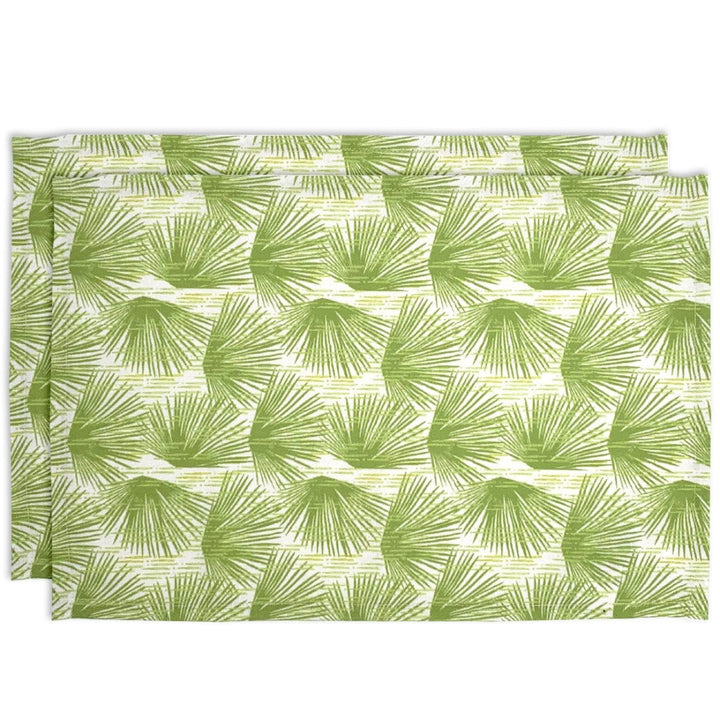 Green and Ivory Loulu Dining Placemat Set