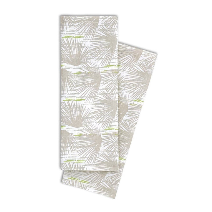 Folded Beige and Ivory Loulu Dining Placemat Set