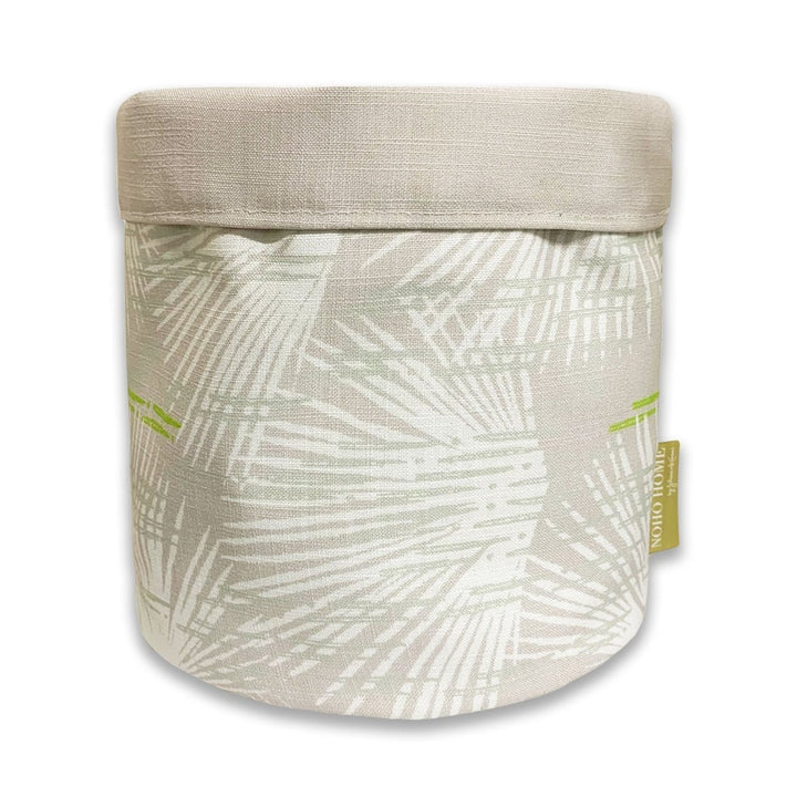 Beige and Ivory Loulu Fabric Planter - Large
