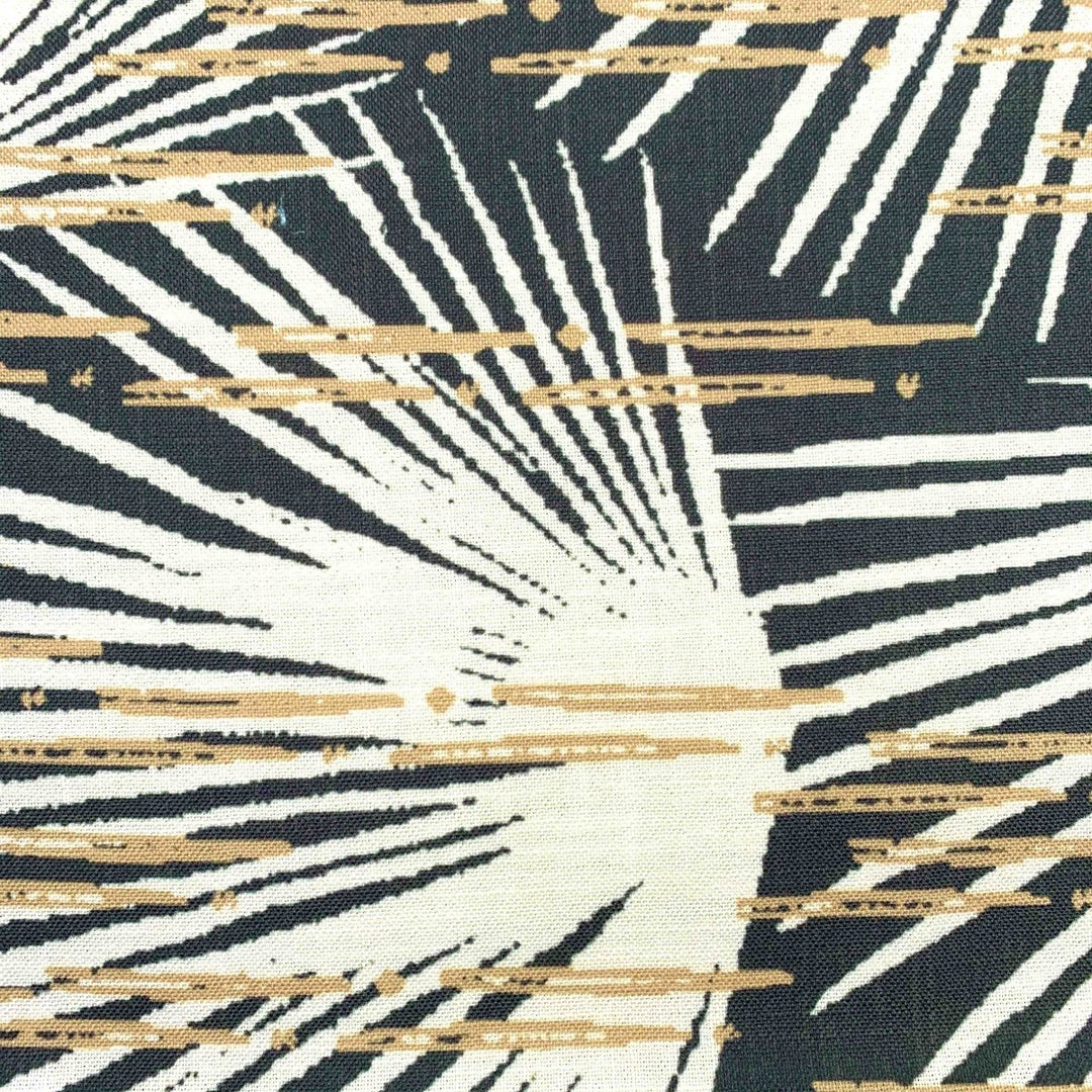 Closeup of the Dusk Loulu Square Pillowcase Hawaiian Print