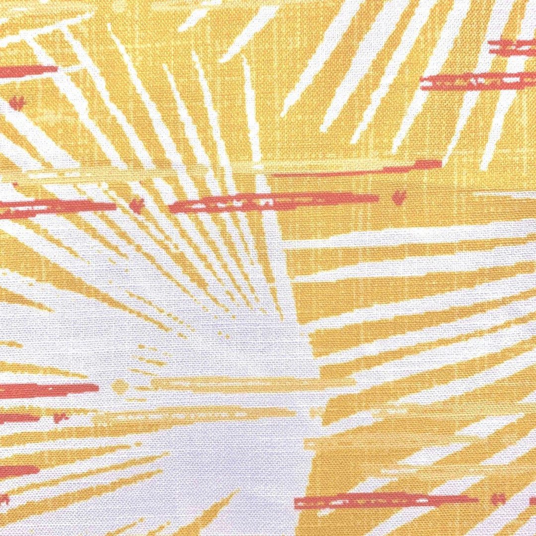 Closeup of the Liliko'i Loulu Square Pillowcase Hawaiian Print