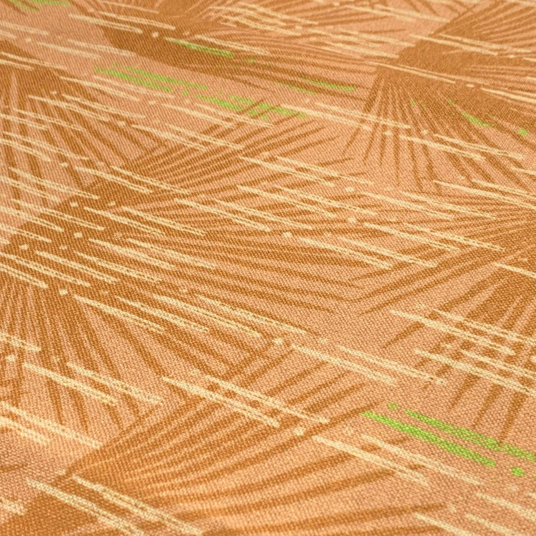 Orange Loulu Tablecloth Close-up