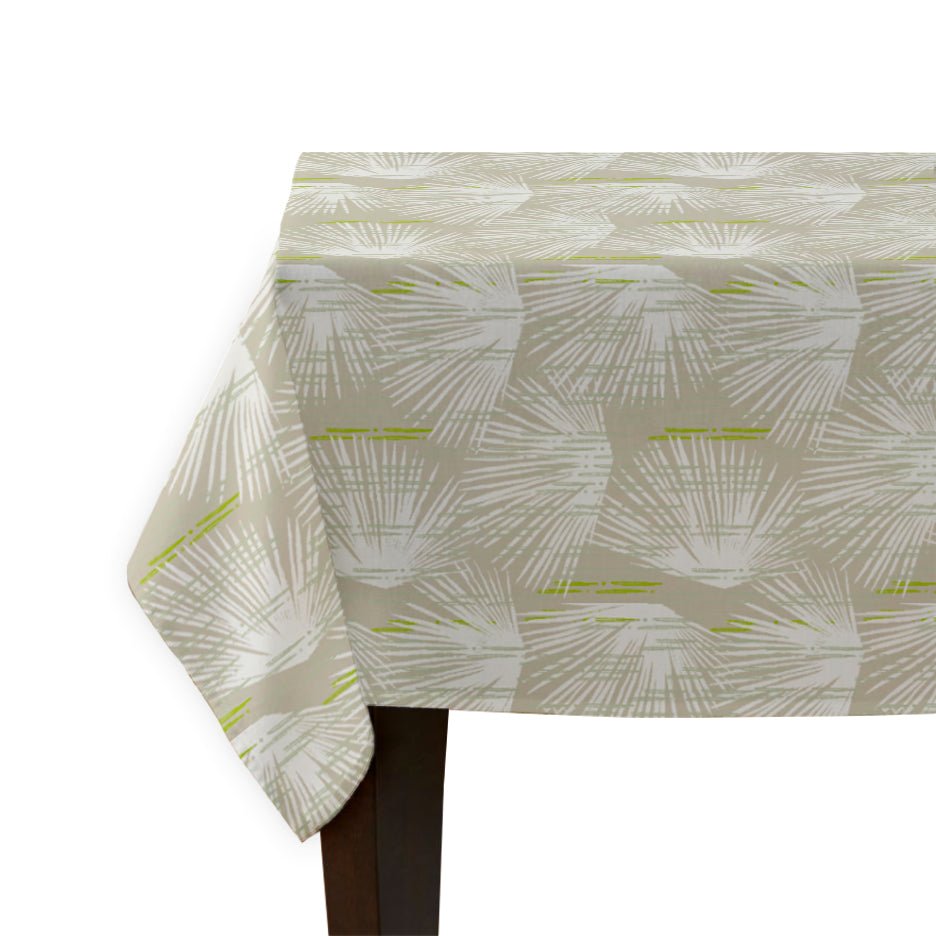 Ivory and Beige Loulu Tablecloth