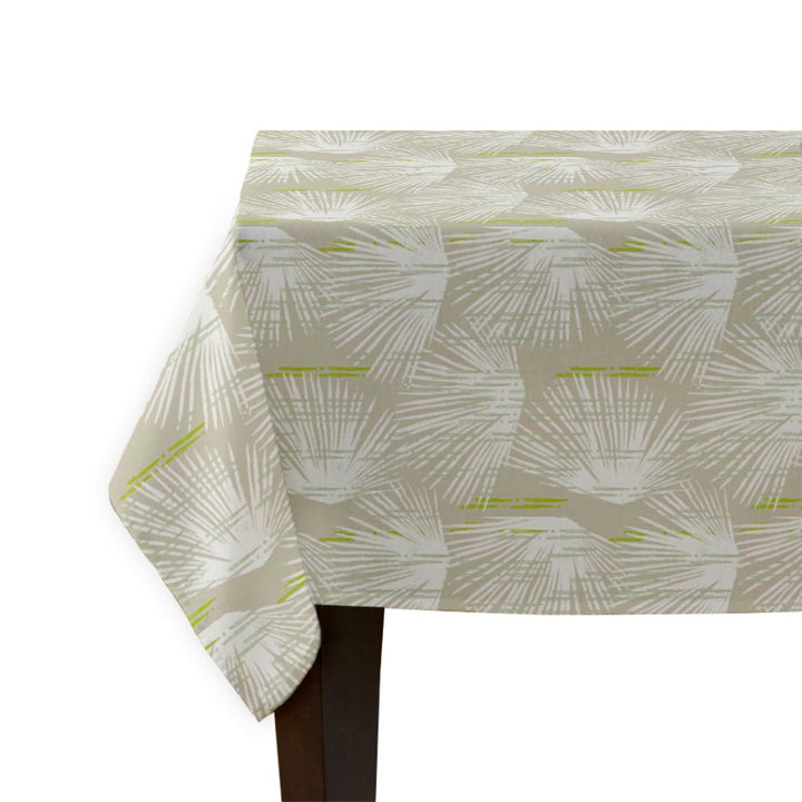 Ivory and Beige Loulu Tablecloth