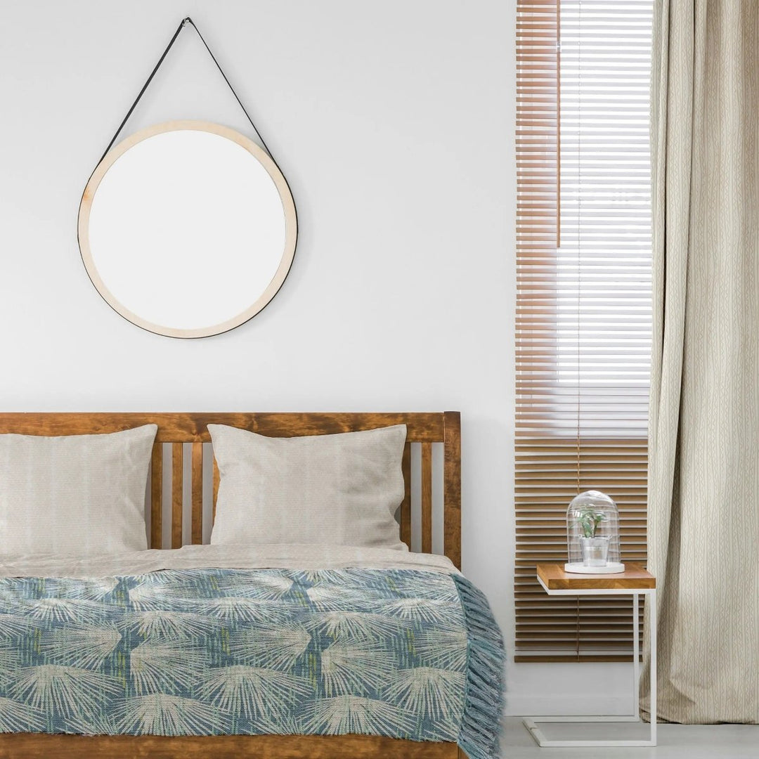 Blue and Ivory Loulu Throw