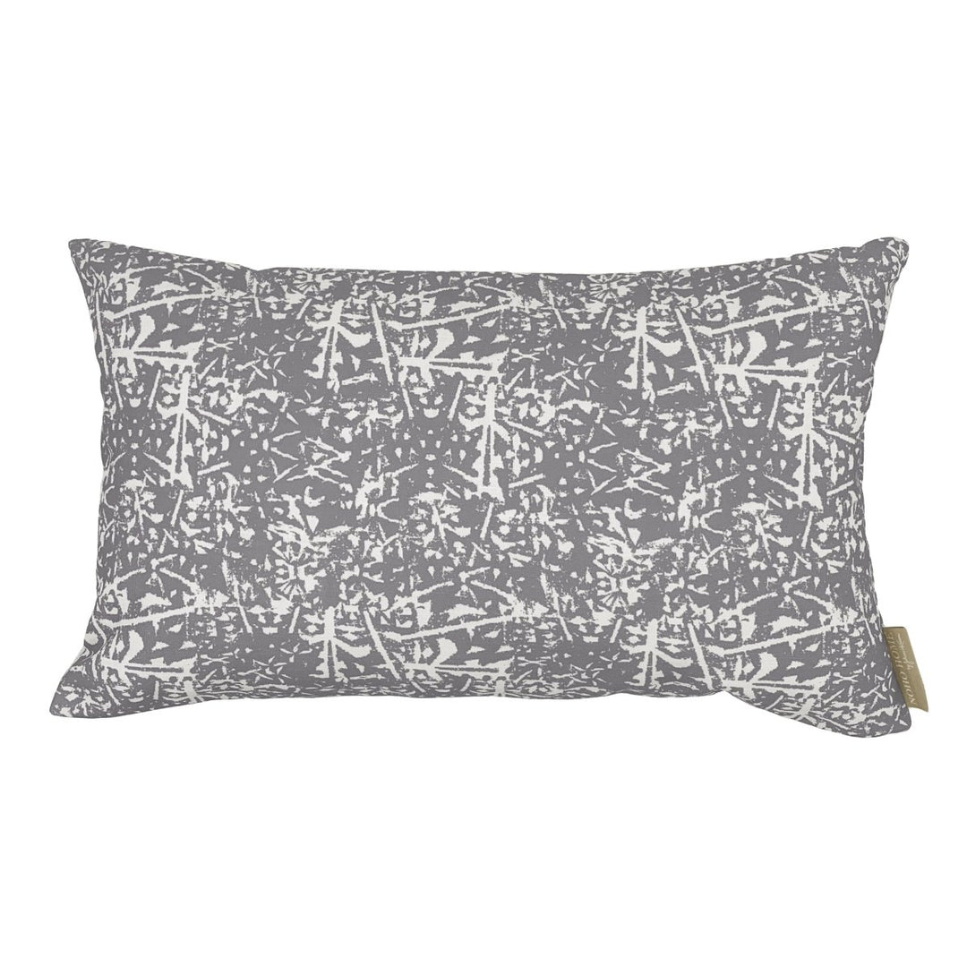 Oceania Lumbar Pillowcase Frontside Hawaiian Print On a White Background