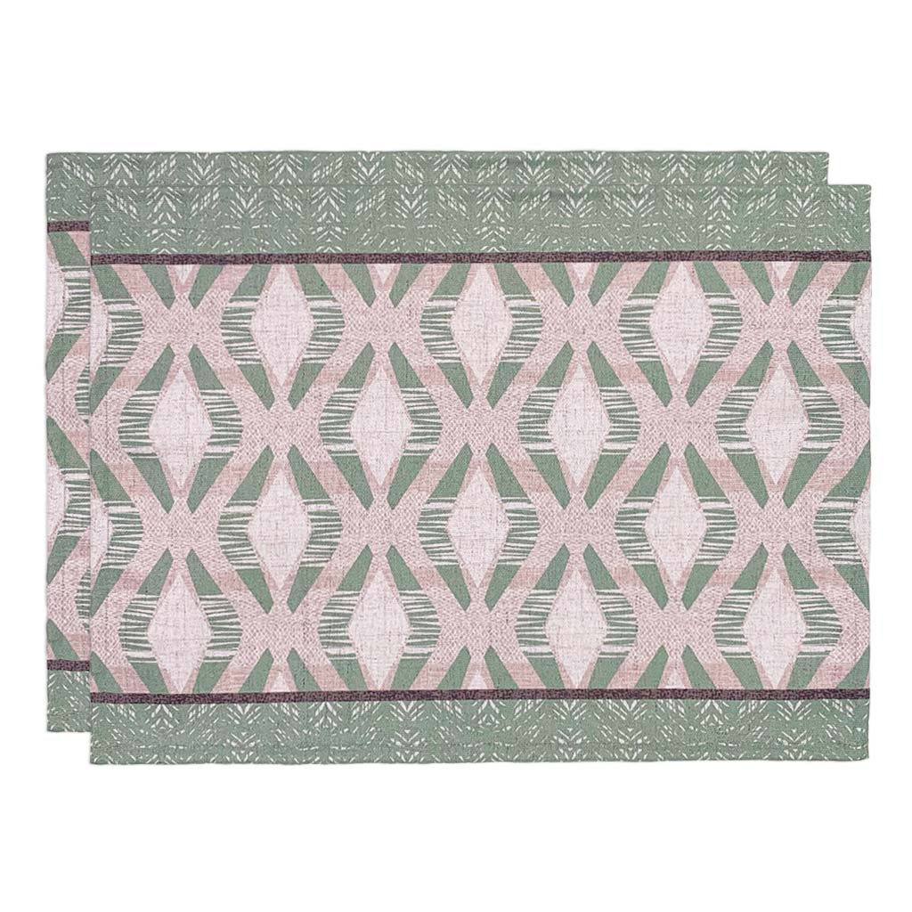 Seafoam Premium Kāholo Dining Placemat Set