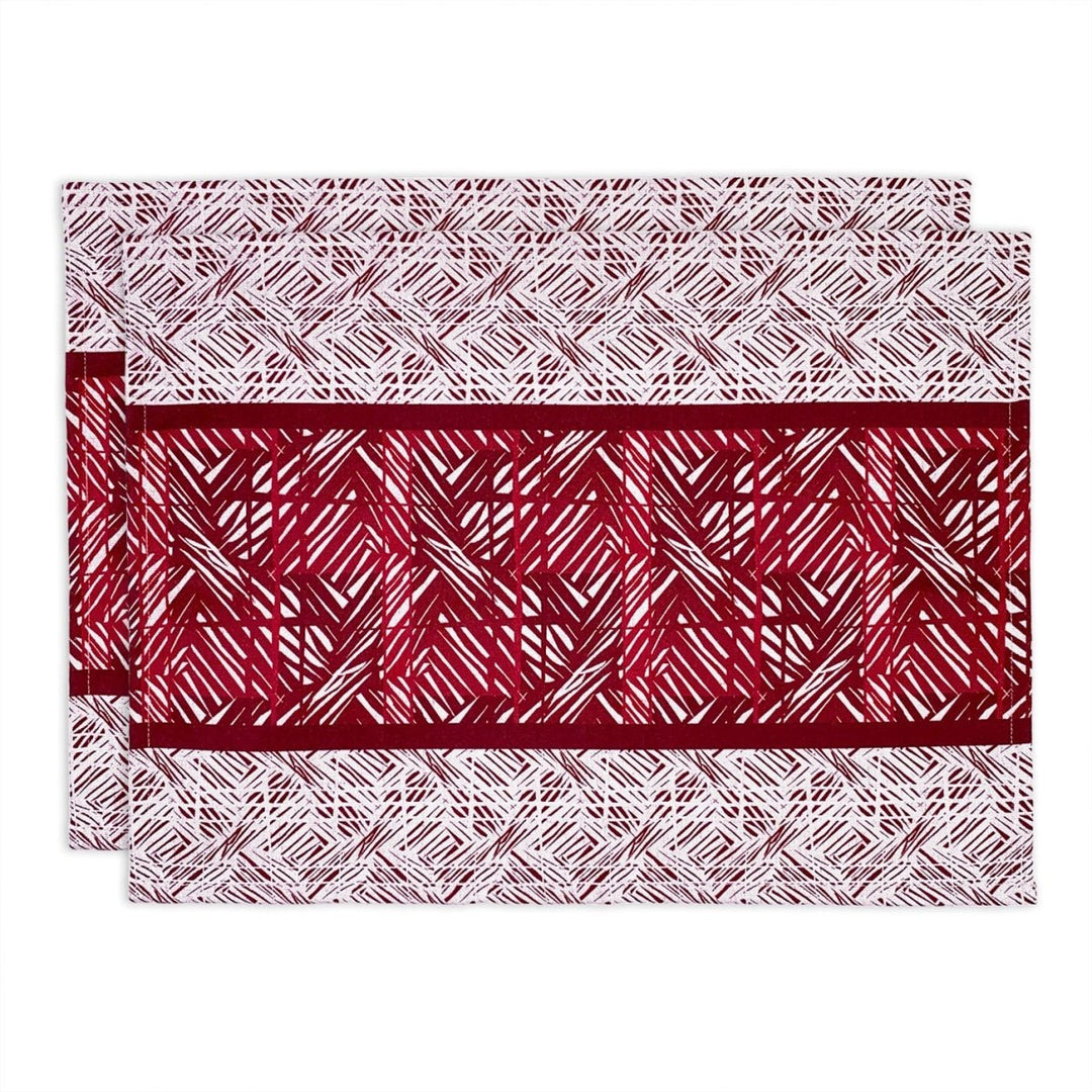 Crimson Premium Moena Dining Placemat Set 