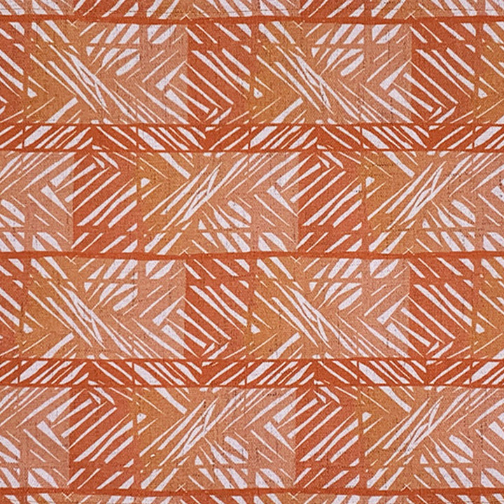 Close-up of Pumpkin Premium Moena Nui Dining Placemat Set