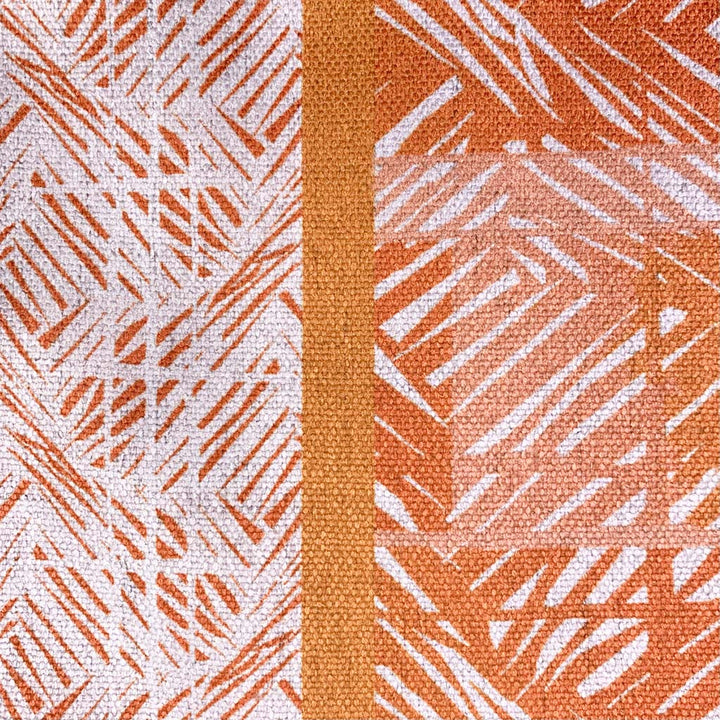 Pumpkin Premium Moena Table Runner Close-up