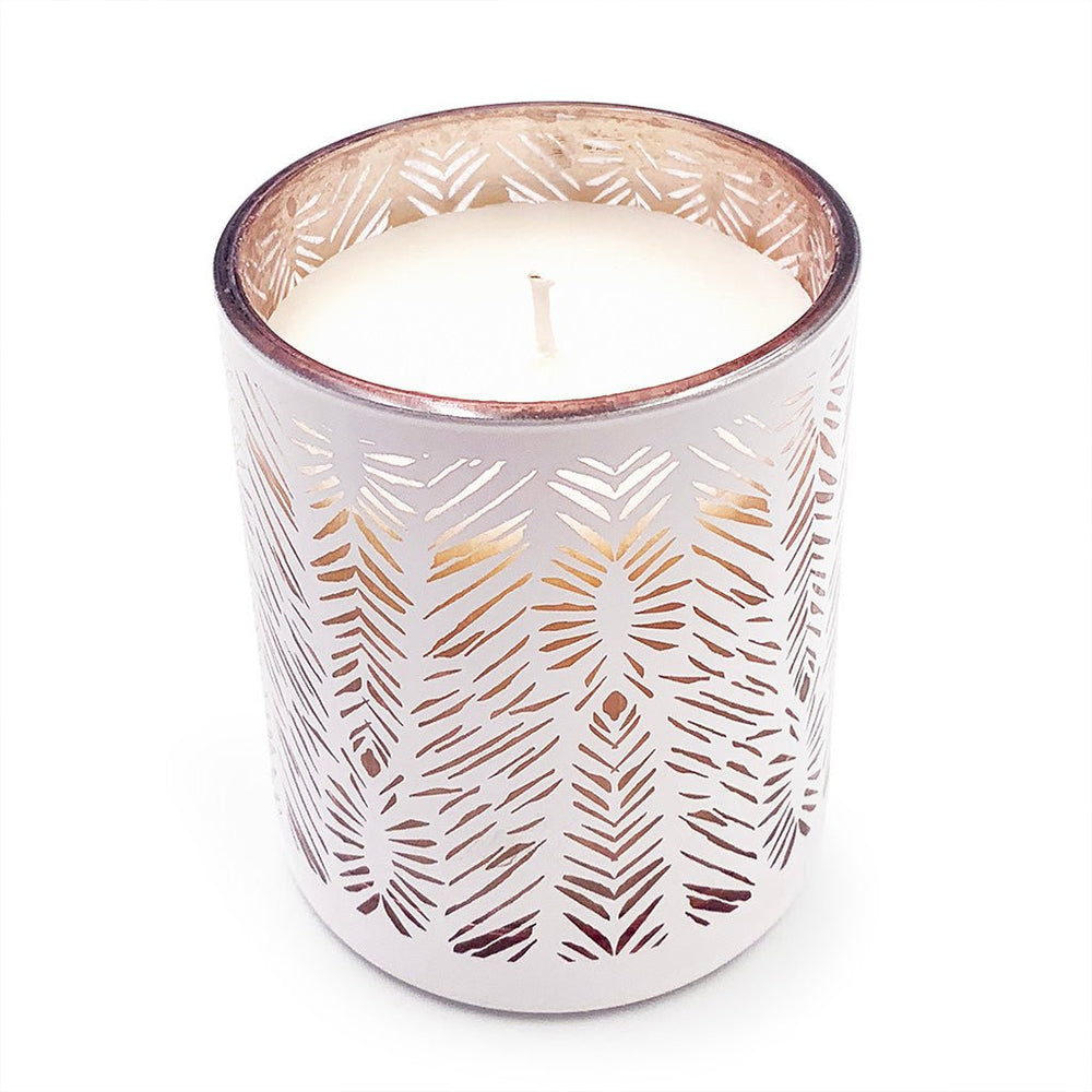 Pīkake Scent Soy Candle - top view