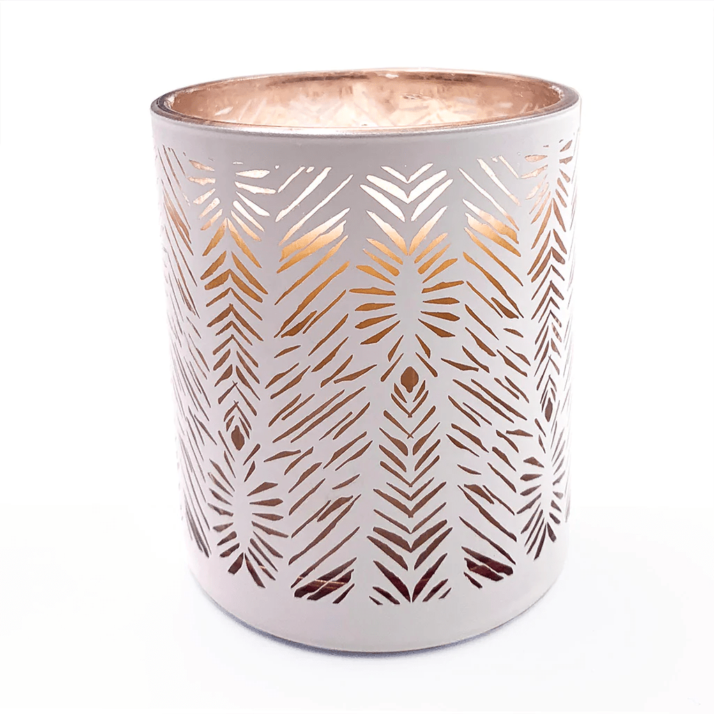 Front view of Pīkake Candle