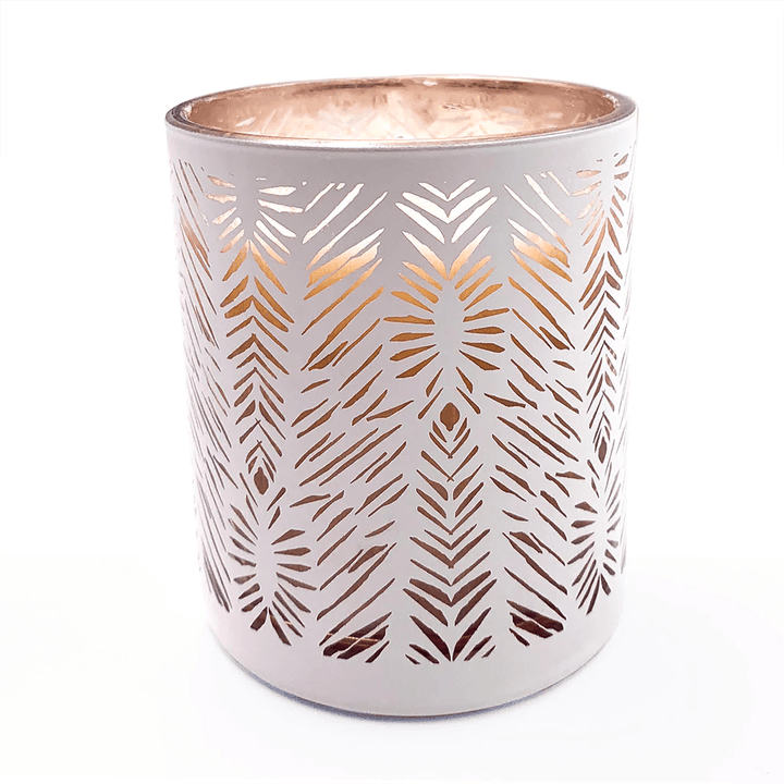 Front view of Pīkake Candle