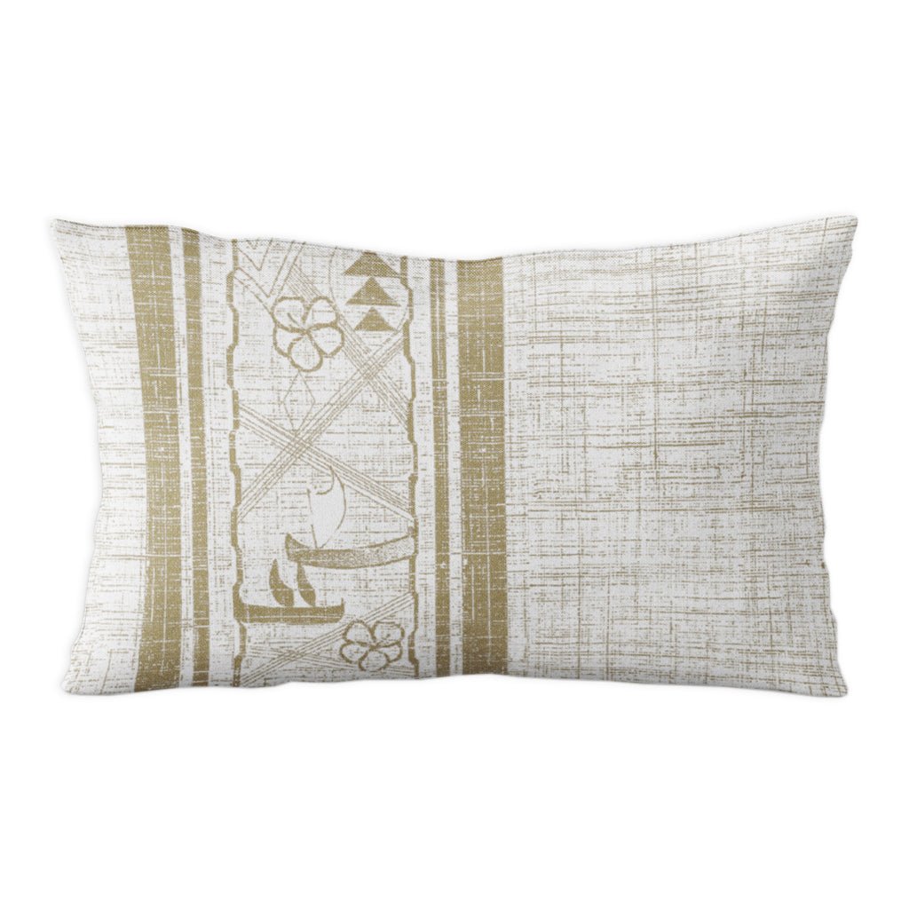 Welo Hawai’i Lumbar Pillowcase Frontside Against White Background